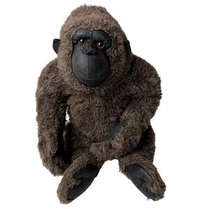 Vintage 1988 Charmco Gorilla Plush Toy Sitting Stuffed Animal‎ 21"